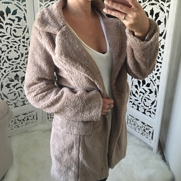 Jackets & Blazers - LAST 1️⃣ REA Faux Fur Teddy Trench Coat
